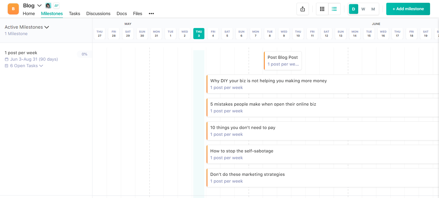 Priority Grid example